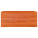 plantekasse 110x40x45,5 cm massivt fyrretræ gyldenbrun