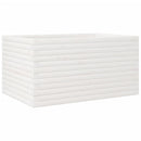 plantekasse 90x60x45,5 cm massivt fyrretræ hvid