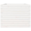 plantekasse 90x60x45,5 cm massivt fyrretræ hvid
