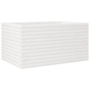 plantekasse 90x60x45,5 cm massivt fyrretræ hvid