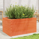 plantekasse 90x60x45,5 cm massivt fyrretræ gyldenbrun