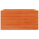 plantekasse 90x60x45,5 cm massivt fyrretræ gyldenbrun