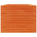 plantekasse 90x60x45,5 cm massivt fyrretræ gyldenbrun
