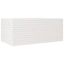 plantekasse 110x60x45,5 cm massivt fyrretræ hvid