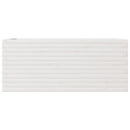 plantekasse 110x60x45,5 cm massivt fyrretræ hvid