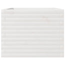 plantekasse 110x60x45,5 cm massivt fyrretræ hvid