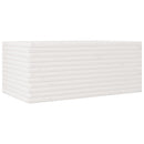 plantekasse 110x60x45,5 cm massivt fyrretræ hvid