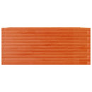 plantekasse 110x60x45,5 cm massivt fyrretræ gyldenbrun