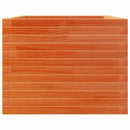 plantekasse 110x60x45,5 cm massivt fyrretræ gyldenbrun