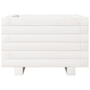 plantekasse 40x40x26,5 cm massivt fyrretræ hvid