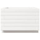 plantekasse 40x40x26,5 cm massivt fyrretræ hvid