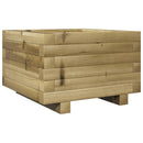 plantekasse 40x40x26,5 cm imprægneret fyrretræ