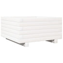 plantekasse 50x50x26,5 cm massivt fyrretræ hvid