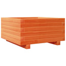 plantekasse 50x50x26,5 cm massivt fyrretræ gyldenbrun