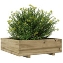 plantekasse 80x80x26,5 cm imprægneret fyrretræ
