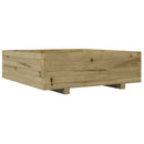 plantekasse 80x80x26,5 cm imprægneret fyrretræ