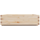 plantekasse 90x90x26,5 cm massivt fyrretræ