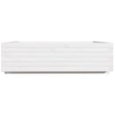 plantekasse 90x90x26,5 cm massivt fyrretræ hvid