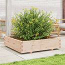 plantekasse 100x100x26,5 cm massivt fyrretræ