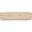 plantekasse 100x100x26,5 cm massivt fyrretræ