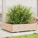 plantekasse 100x100x26,5 cm massivt fyrretræ