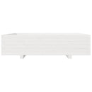 plantekasse 100x100x26,5 cm massivt fyrretræ hvid