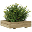 plantekasse 100x100x26,5 cm imprægneret fyrretræ