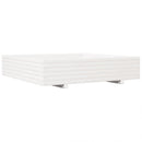plantekasse 110x110x26,5 cm massivt fyrretræ hvid
