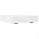 plantekasse 110x110x26,5 cm massivt fyrretræ hvid