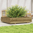 plantekasse 110x110x26,5 cm imprægneret fyrretræ
