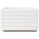 plantekasse 70x40x26,5 cm massivt fyrretræ hvid