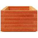 plantekasse 110x40x26,5 cm massivt fyrretræ gyldenbrun