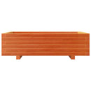 plantekasse 90x60x26,5 cm massivt fyrretræ gyldenbrun