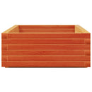 plantekasse 110x60x26,5 cm massivt fyrretræ gyldenbrun