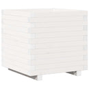 plantekasse 50x50x49,5 cm massivt fyrretræ hvid