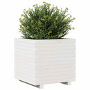 plantekasse 50x50x49,5 cm massivt fyrretræ hvid
