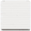 plantekasse 50x50x49,5 cm massivt fyrretræ hvid