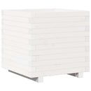 plantekasse 50x50x49,5 cm massivt fyrretræ hvid