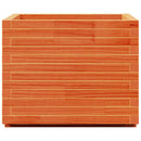 plantekasse 60x60x49,5 cm massivt fyrretræ gyldenbrun