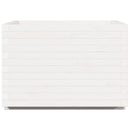 plantekasse 70x70x49,5 cm massivt fyrretræ hvid