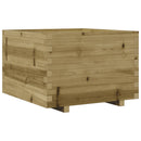 plantekasse 70x70x49,5 cm imprægneret fyrretræ