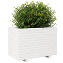 plantekasse 70x40x49,5 cm massivt fyrretræ hvid