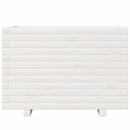 plantekasse 70x40x49,5 cm massivt fyrretræ hvid