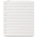 plantekasse 70x40x49,5 cm massivt fyrretræ hvid