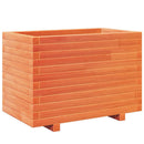 plantekasse 70x40x49,5 cm massivt fyrretræ gyldenbrun