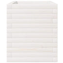 plantekasse 110x40x49,5 cm massivt fyrretræ hvid