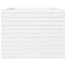 plantekasse 90x60x49,5 cm massivt fyrretræ hvid