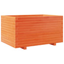 plantekasse 90x60x49,5 cm massivt fyrretræ gyldenbrun