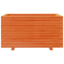plantekasse 90x60x49,5 cm massivt fyrretræ gyldenbrun
