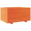 plantekasse 90x60x49,5 cm massivt fyrretræ gyldenbrun